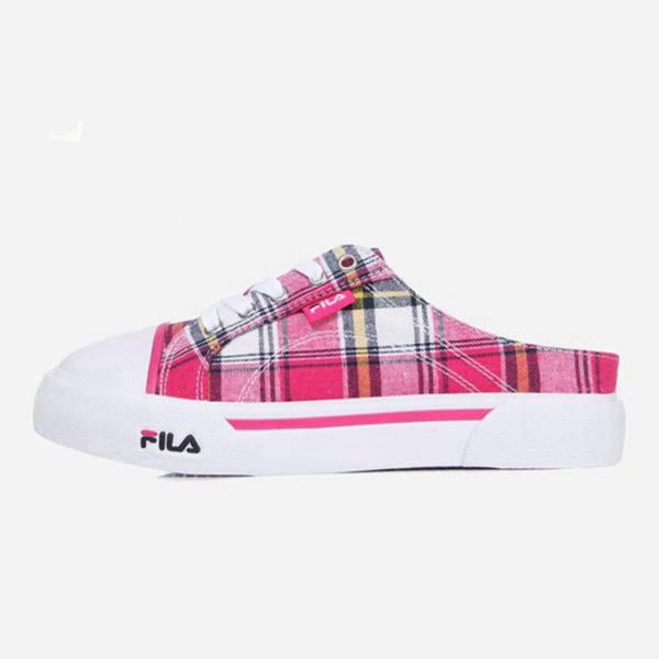 Fila Como Mule Check Men's Low Shoes - Pink,NZ 189-53961